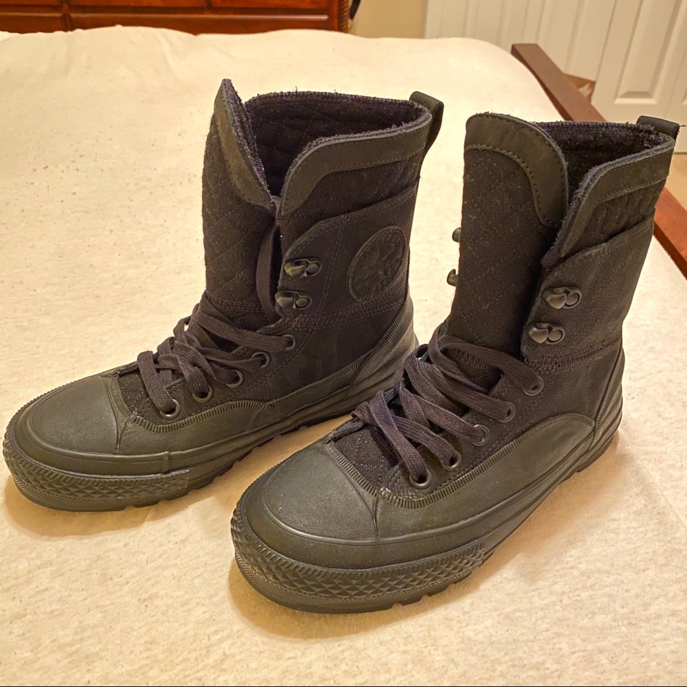 Black Converse Tekoa XHi High Tops Boots